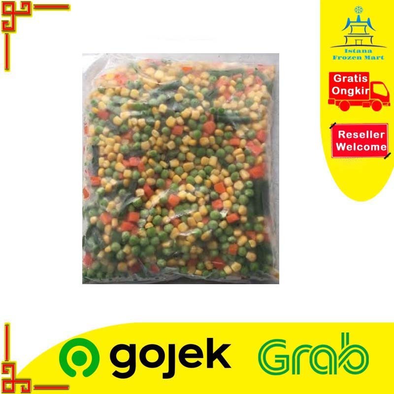 

Frozen Mixed Vegetables 4 Jenis Sayuran Beku 1 KG - KS