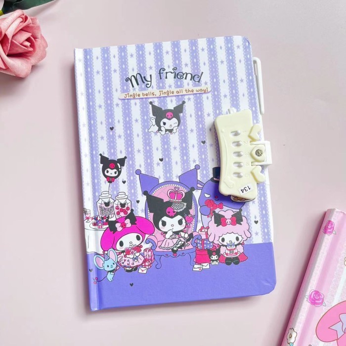 

Dijual Buku Diary Pulpen Kunci Buku Tulis Sanrio Dengan Pengaman Kode Kunci Bergaransi