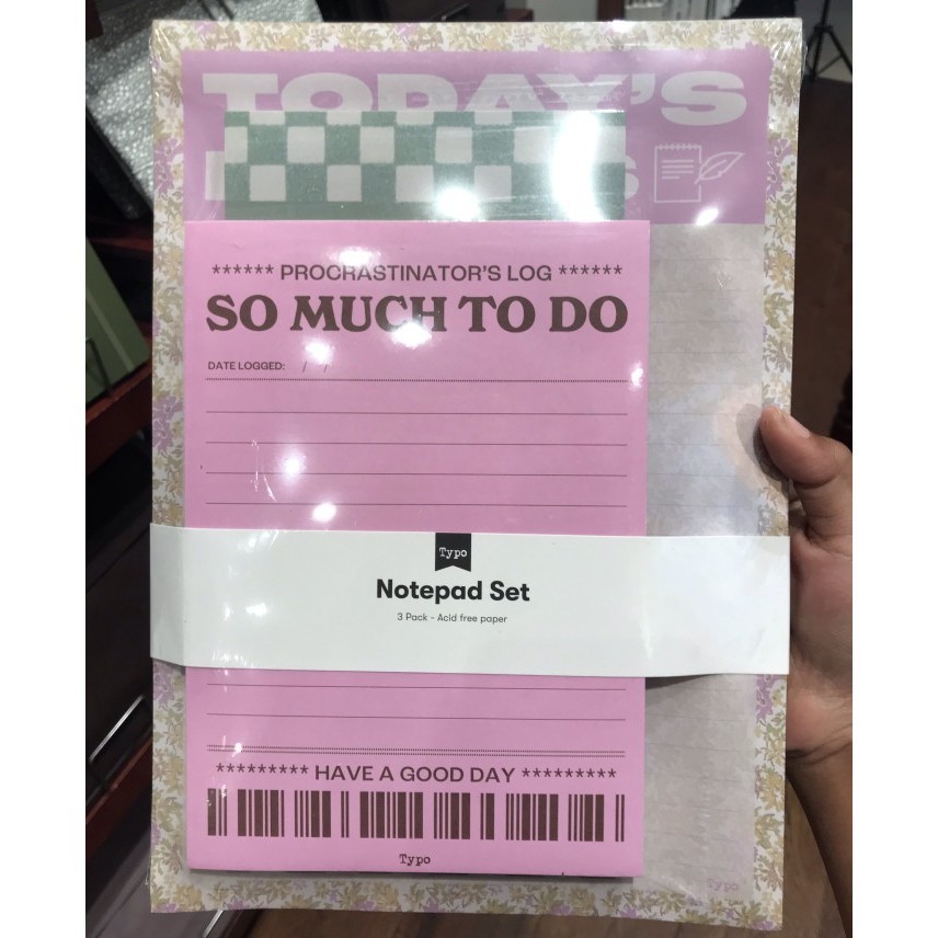 

Sale Typo Notepad Set Notes Kertas Catatan Terbatas