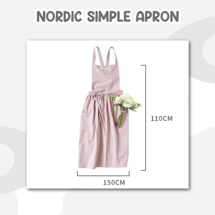 Nordic Simple Apron / Apron / Celemek