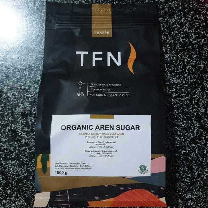 

Toffin Organic Aren Sugar 1kg/ Gula Aren Bubuk Toffin 1kg TF