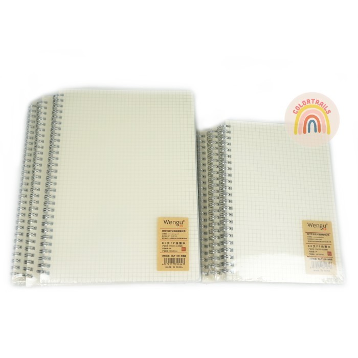

Cuci Gudang Spiral Notebook A5 B5 Grid Dot Blank Ruled Bergaransi