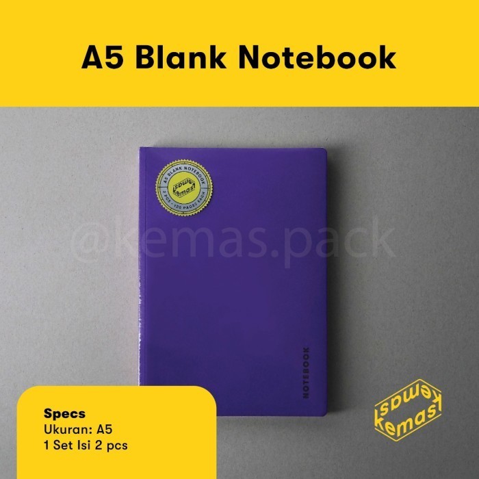 

Menakjubkan Colorful Blank A5 Notebook (Ungu & Pink) Hemat