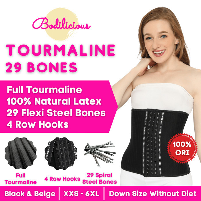 29 Bone Tourmaline Korset 29 Tulang Turmalin Bodilicious Waist Trainer