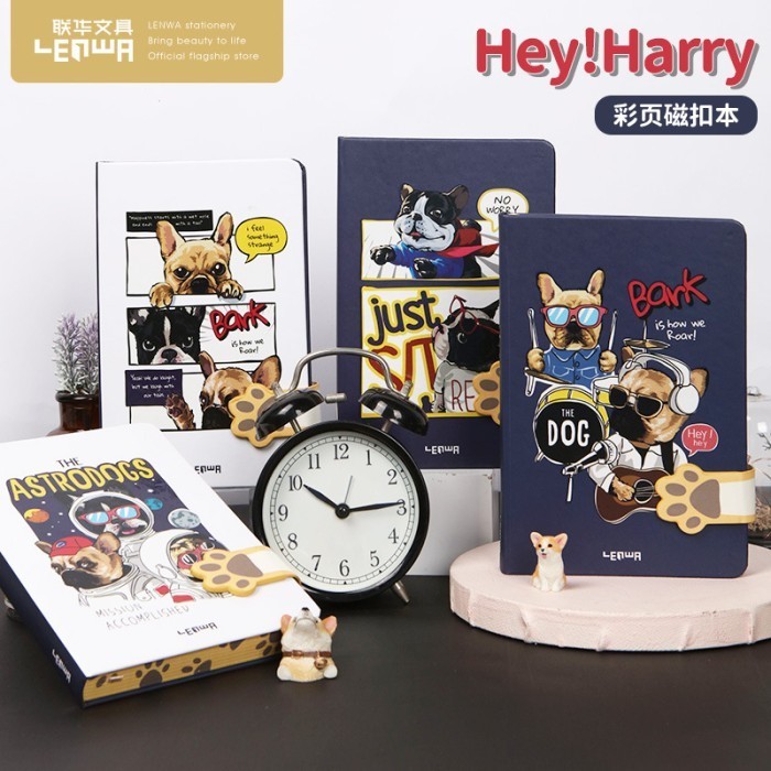 

Mantap Buku Catatan / Notebook Hey Harry Motif Animal Pitbull | Diary Book Promo