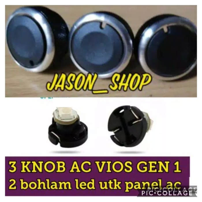 Terbaru PAKET knop putaran tombol AC +LED toyota vios limo 2003-2005 knob