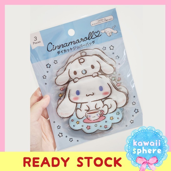 

Mantap Sanrio Zipper Bag (Set 3 Pcs) | Cinnamoroll/Kuromi /Pochacco Zip Bag Bergaransi