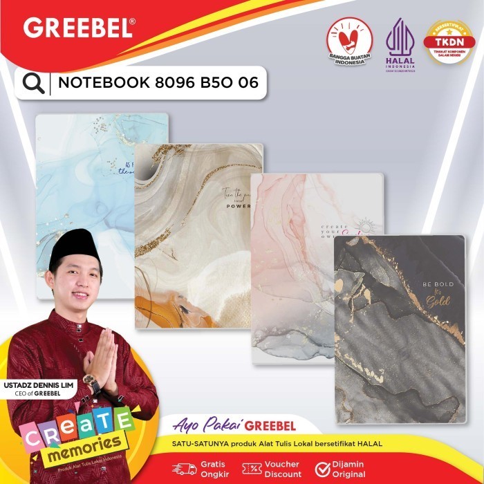 

Hemat Greebel Notebook 8096 B5O 06 /Agenda /Planner /Buku Catatan 96 Halaman Hot Sale