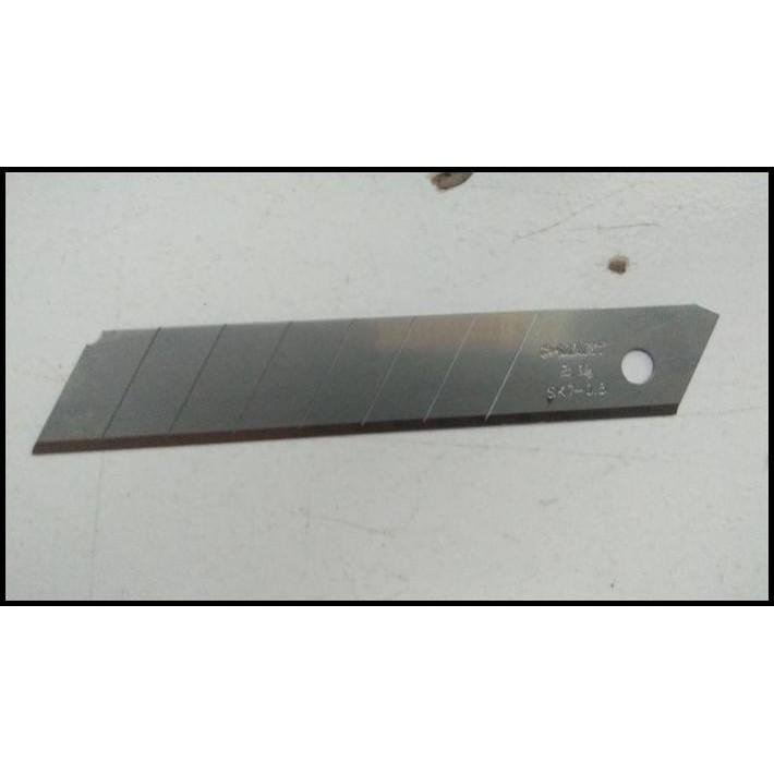 

TERMURAH ISI MATA CUTTER BLADES BESAR 7 SEGMEN C-MART 100X18X0.5MM 10PCS !!!!!!