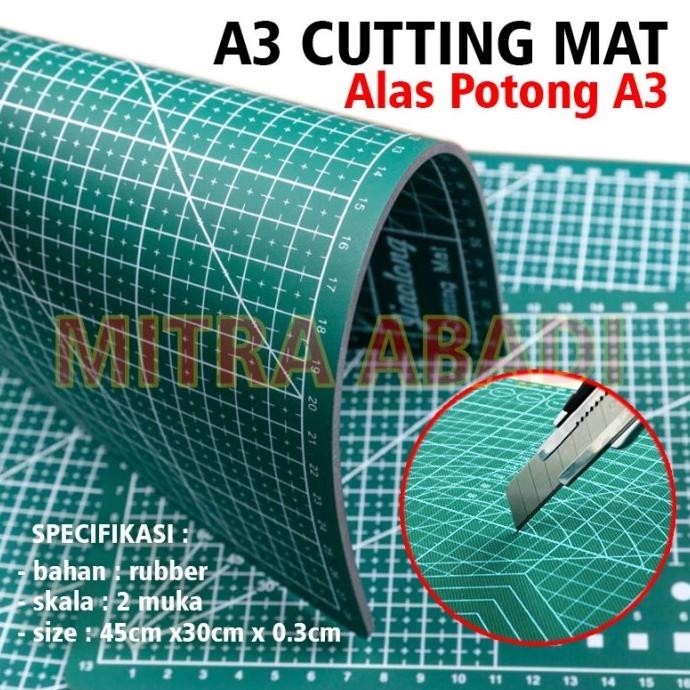 

Alas Potong Work Cutting Mat Pad Ukuran A3 45 x 30 cm