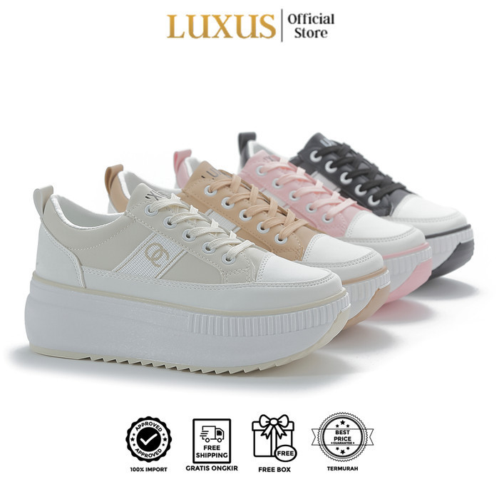 Luxus Karina Sneakers Casual Sepatu Sport Shoes Wanita Lx1001
