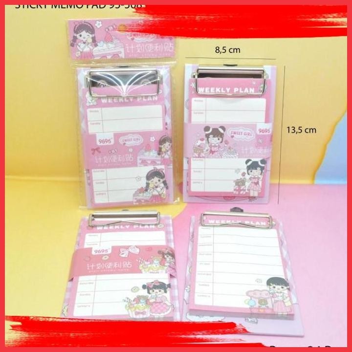 

(ANTI) STICKY MEMO PAD MOTIF PLAN DAY SATUAN