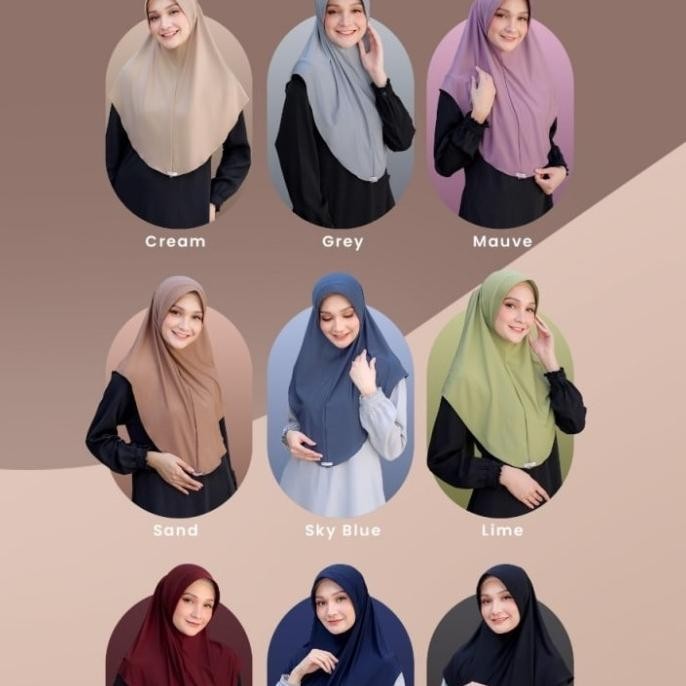 

Best Sales Hijab Bergo Seply Farrah Berkualitas
