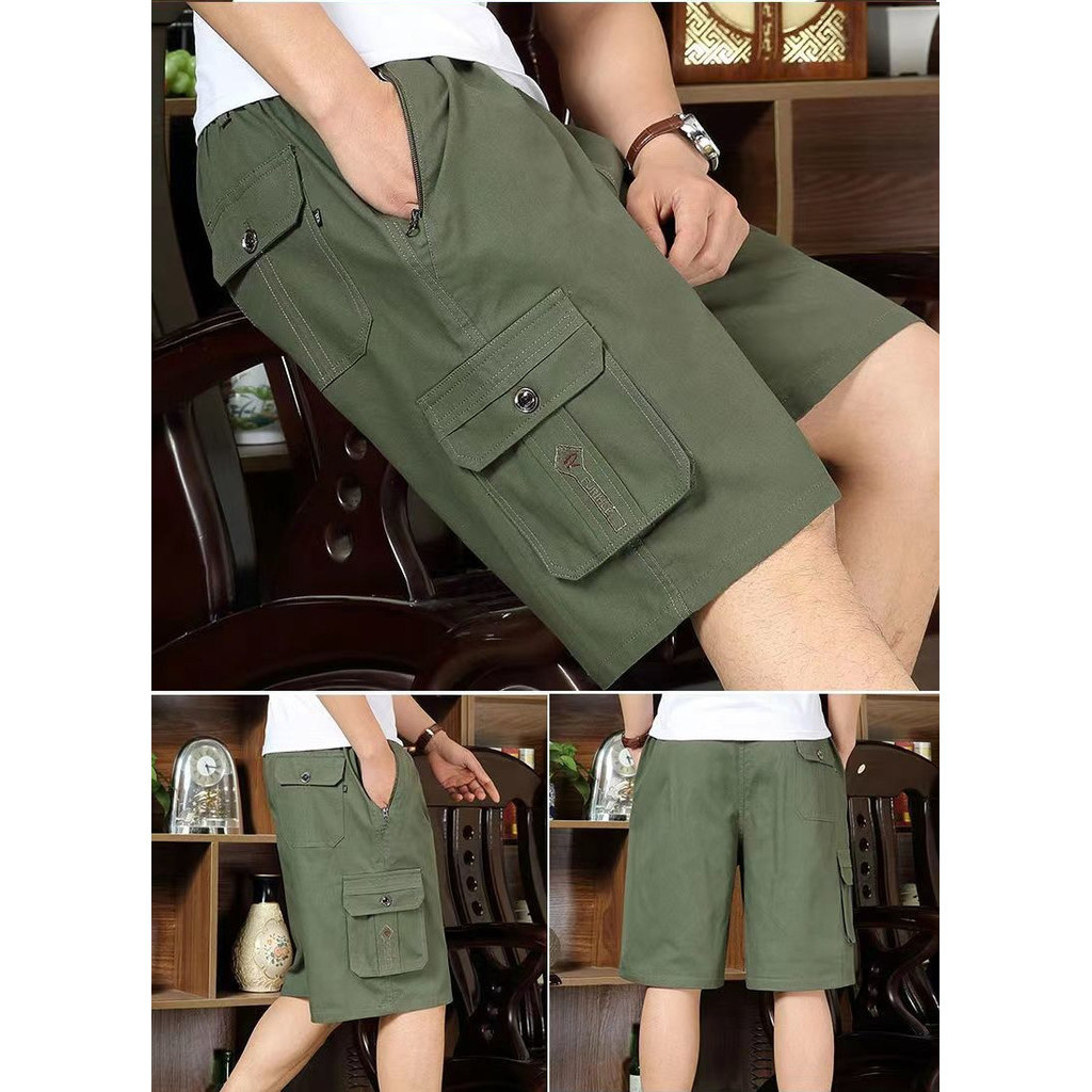 Celana Pendek Longgar Pria, Musim Panas Kasual Celana Pendek Longgar