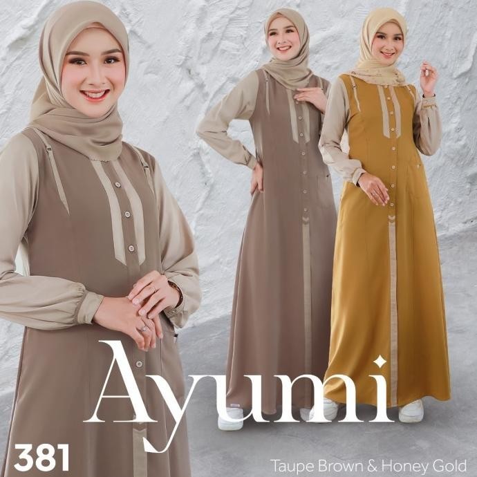 Gamis Ethica Ayumi 381 Stok Terbatas