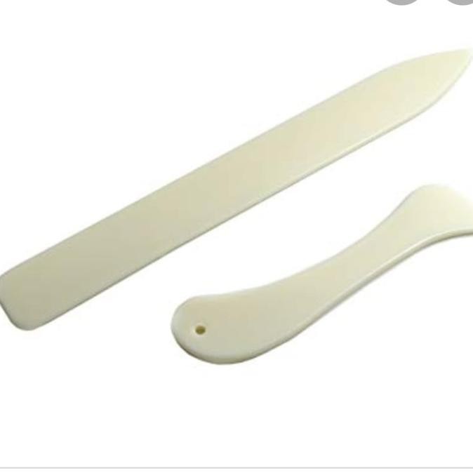 

Best! Bone folder Pelipat Kertas Kulit Plastic Bone Folder Slicker Creaser