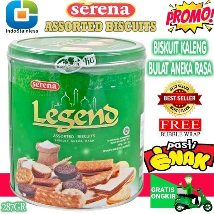 

[Promo] Serena Legend Assorted Biscuits Keleng Bulat Aneka Rasa 287Gr Berkualitas