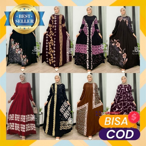 Baju Muslim Wanita Terbaru 2024 Games Dewasa Ghamis Maxidress Kaftan Jumbo Muslimah Murah Mewah Dres