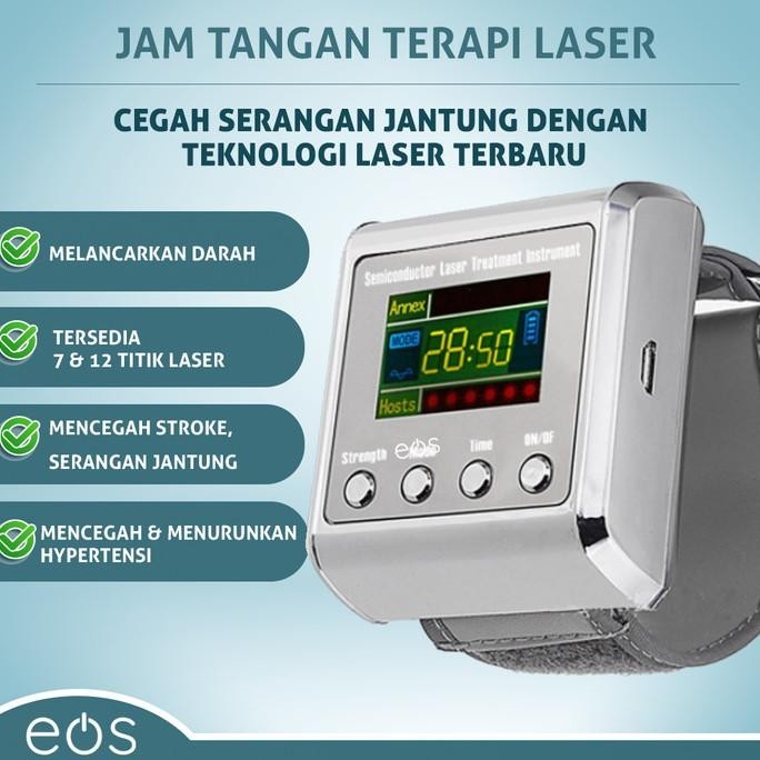 Jam Terapi Laser Alat Fisioterapi untuk Jantung Stroke 7 & 12 titik