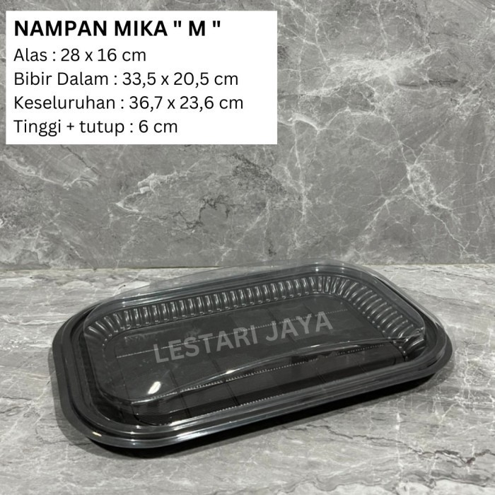 favorit] Nampan Plastik Sedang / Nampan Mika Sedang Tanggung M