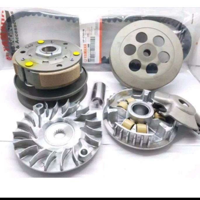 Paketan Cvt Mio J/Soul Gt/Xride 115 Pully Set+Vanbelt+Rumah Roller