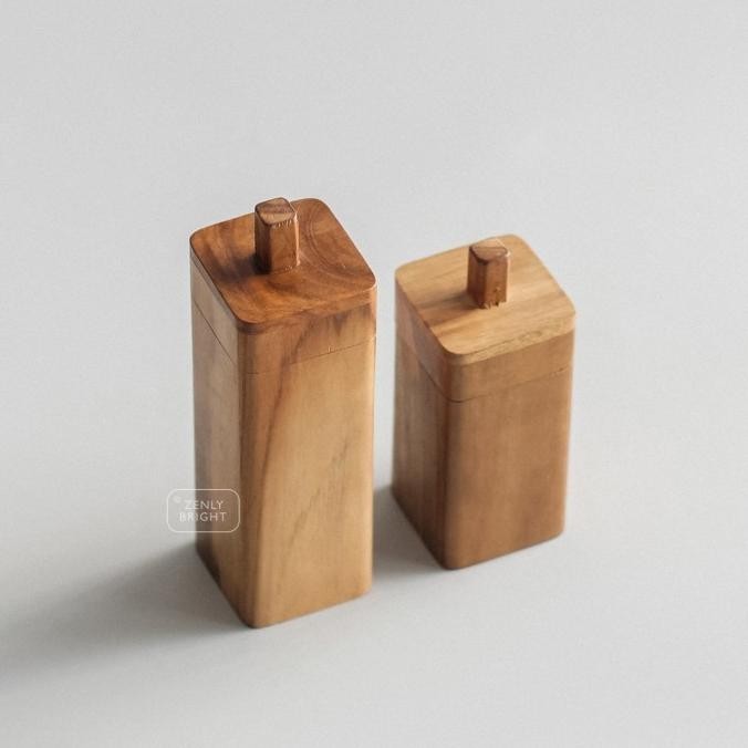 @=@=@=@=] Toples Kayu Jati | Kotak Penyimpanan | Wooden Jar
