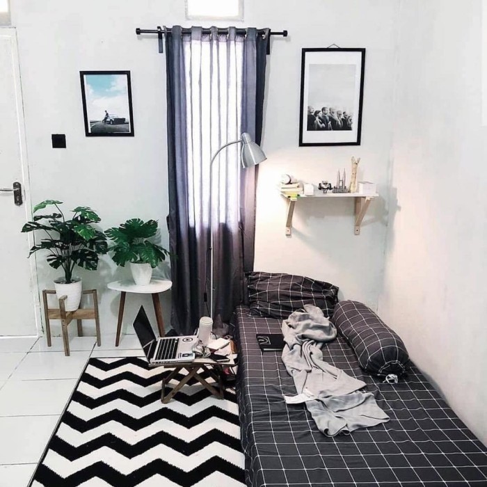 Sprei Kotak Hitam Marco Ukuran 180X200 160X200 120X200