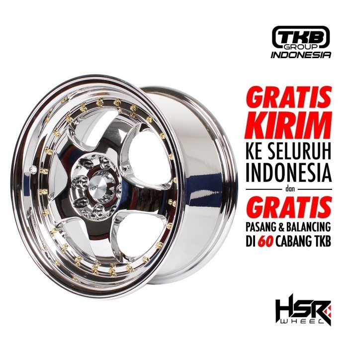 VELG MOBIL RING 16 HSR BRISKET 55443 - PCD H8X100-114,3 ET35 CHROME