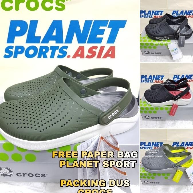 Sendal Crocs Pria/ Sepatu Sendal CROCS LiteRide Bapau