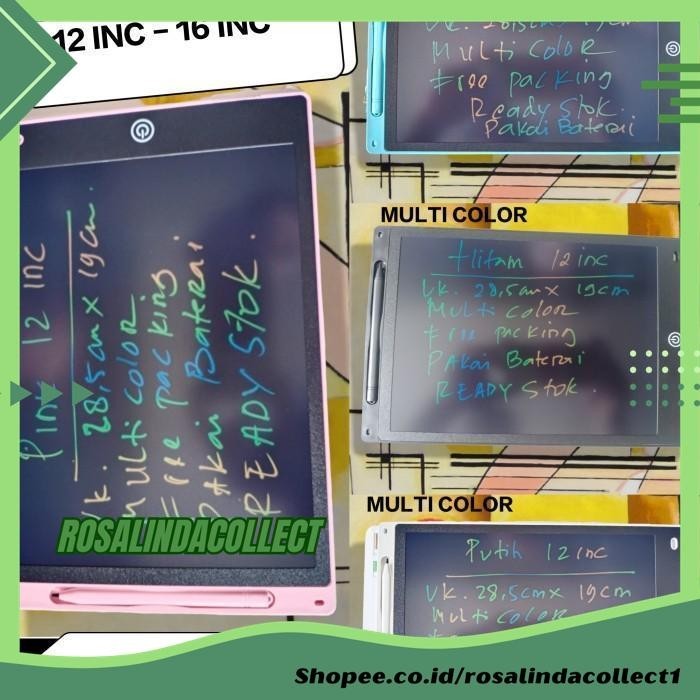 

LCD WRITING TABLET PAPAN TULIS UNTUK ANAK / DEWAS 5 PRODUK KUALITAS BERKELAS !!