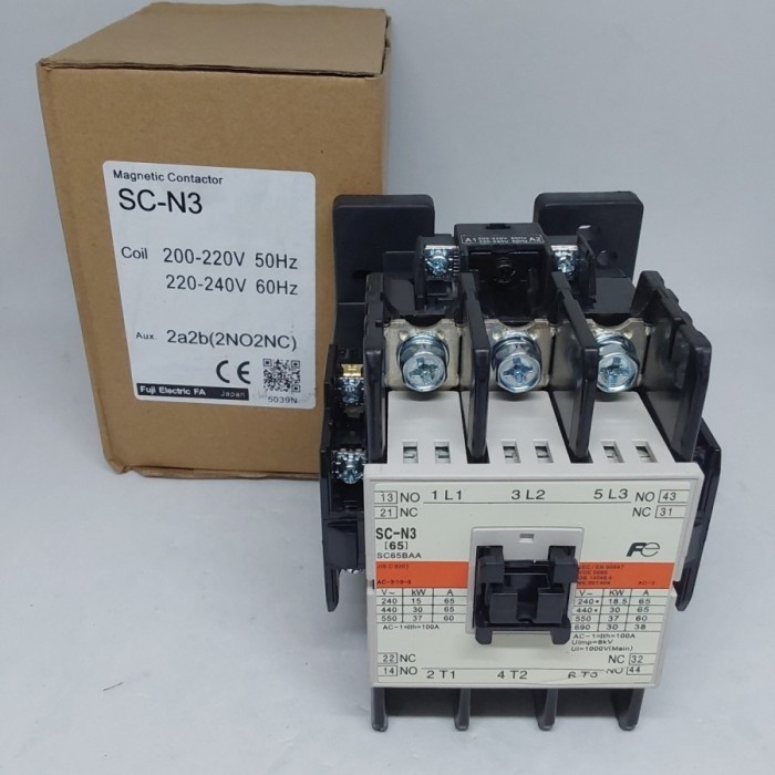 Magnetic Contactor Fuji Sc-N3 Kontaktor Fuji Scn3 Scn-3