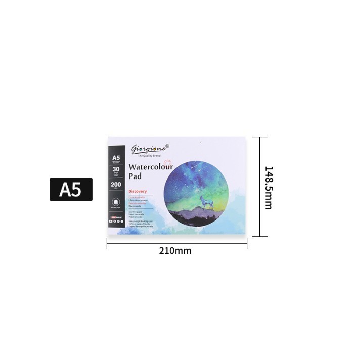 

Unik Giorgione Sketchbook Cat Air Watercolor Pad A4/A5 G-Wb30 / Buku Gambar Bagus