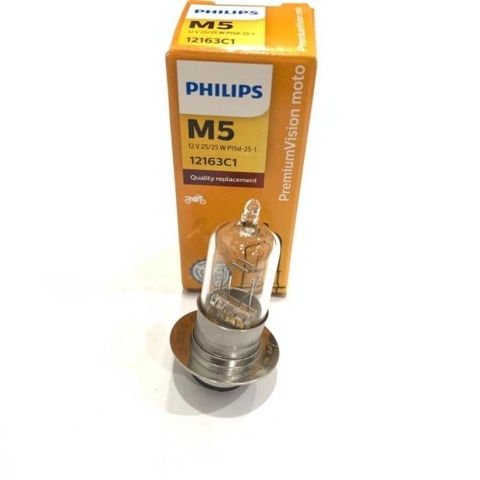 Lampu Depan Bohlam Halogen Motor Philips Essential Motor 18 25 35 Watt