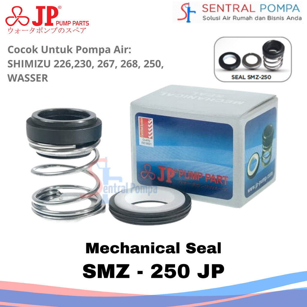 Seal SMZ 250 JP Mechanical Seal / Shaft Seal SMZ-250 sil Pompa Air Shimizu Wasser | Sentral Pompa
