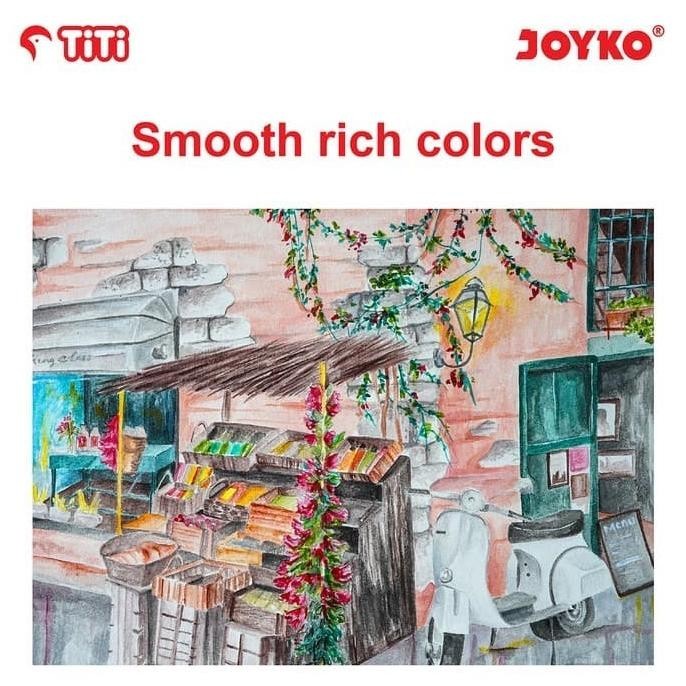 

Limited - Acrylic Color Cat Akrilik Joyko TiTi ACC-12ML-12 Warna Colors ,.