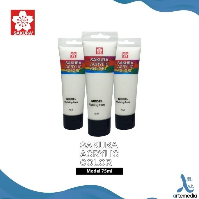

Terbaru! Cat Akrilik Medium Sakura 75ml Modeling Acrylic !