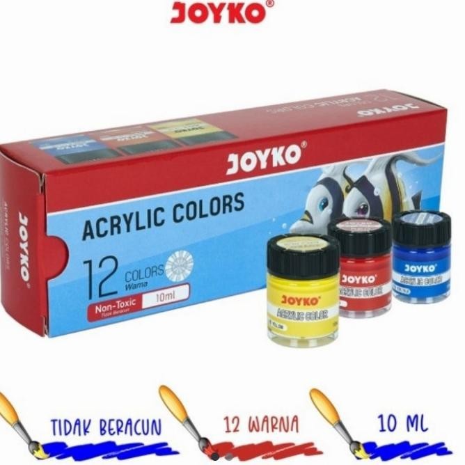 

Hot - CAT ACRILIC COLOR JOYKO ACC-10ML-SET 12 !!
