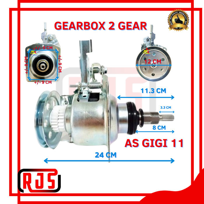 Gearbox Mesin Cuci 1 Tabung LG Fuzzy Logic WF-L100TC