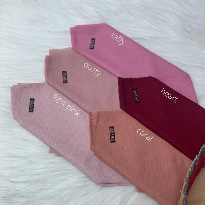 Murah Jilbab Segiempat Polos Laser Cut / Hijab Cornskin Lc Azara Grosir
