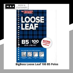 

BigBoss Loose Leaf 100 B5 Polos