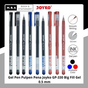 

Gel Pen Pulpen Pena Joyko GP-330 Big Fill Gel 0.5 mm