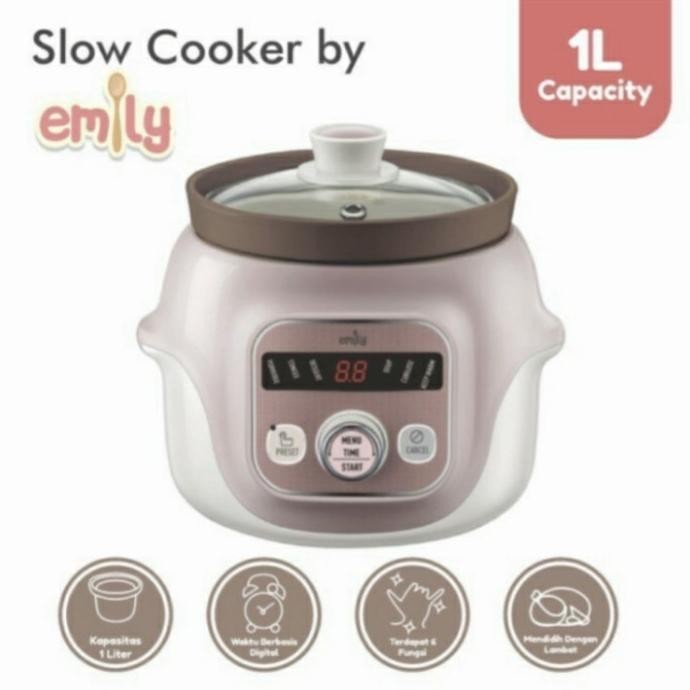 Emily Slow Cooker 1L / Slow Cooker Emily 1Liter Terbaik