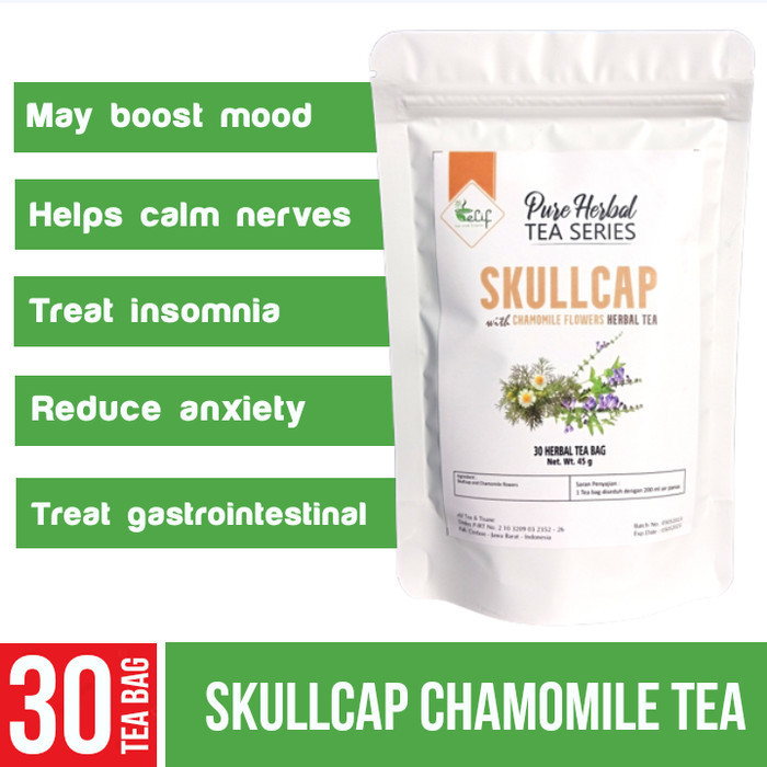 

Skullcap Chamomile Tea : Skullcap With Chamomile Flower Herbal Tea