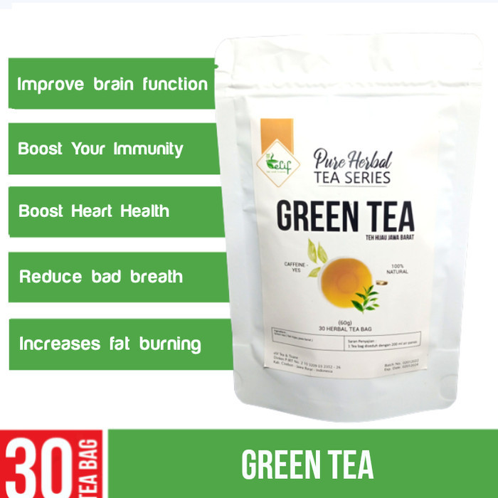 

Green Tea : High Mountain Green Tea Teh Hijau Jawa Barat (30 Tea Bag)