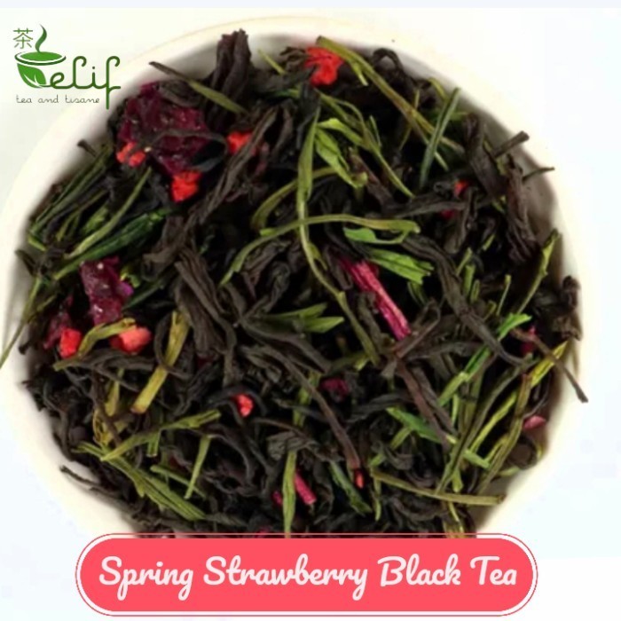 

Spring Strawberry Black Tea : Strawberry, Black Tea, Anhui Green Tea