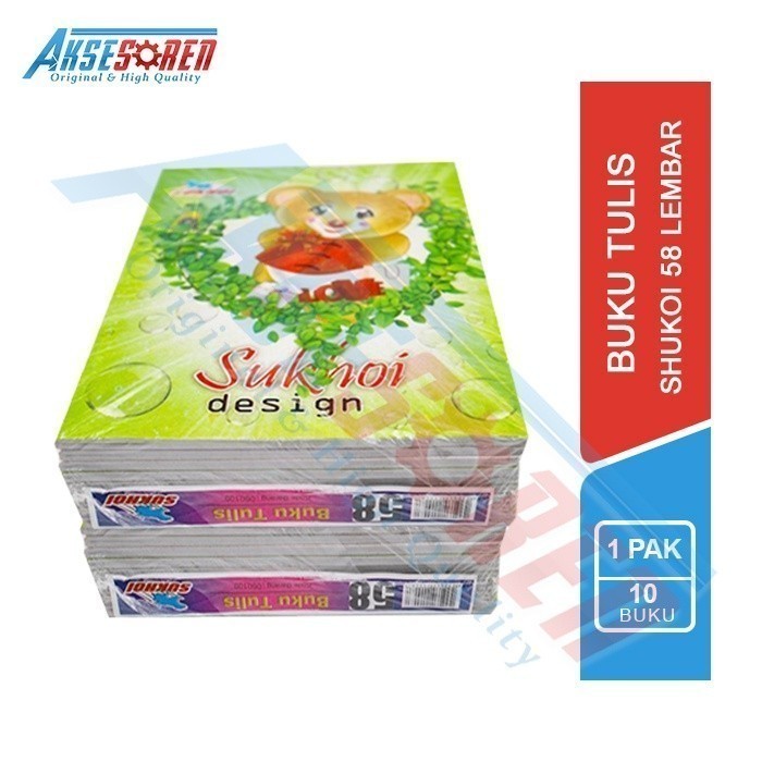 

Cuci Gudang Buku Tulis Sukhoi 58 Lembar [1 Pack] / Cacatan Peralatan Sekolah 1 Pak Terbatas
