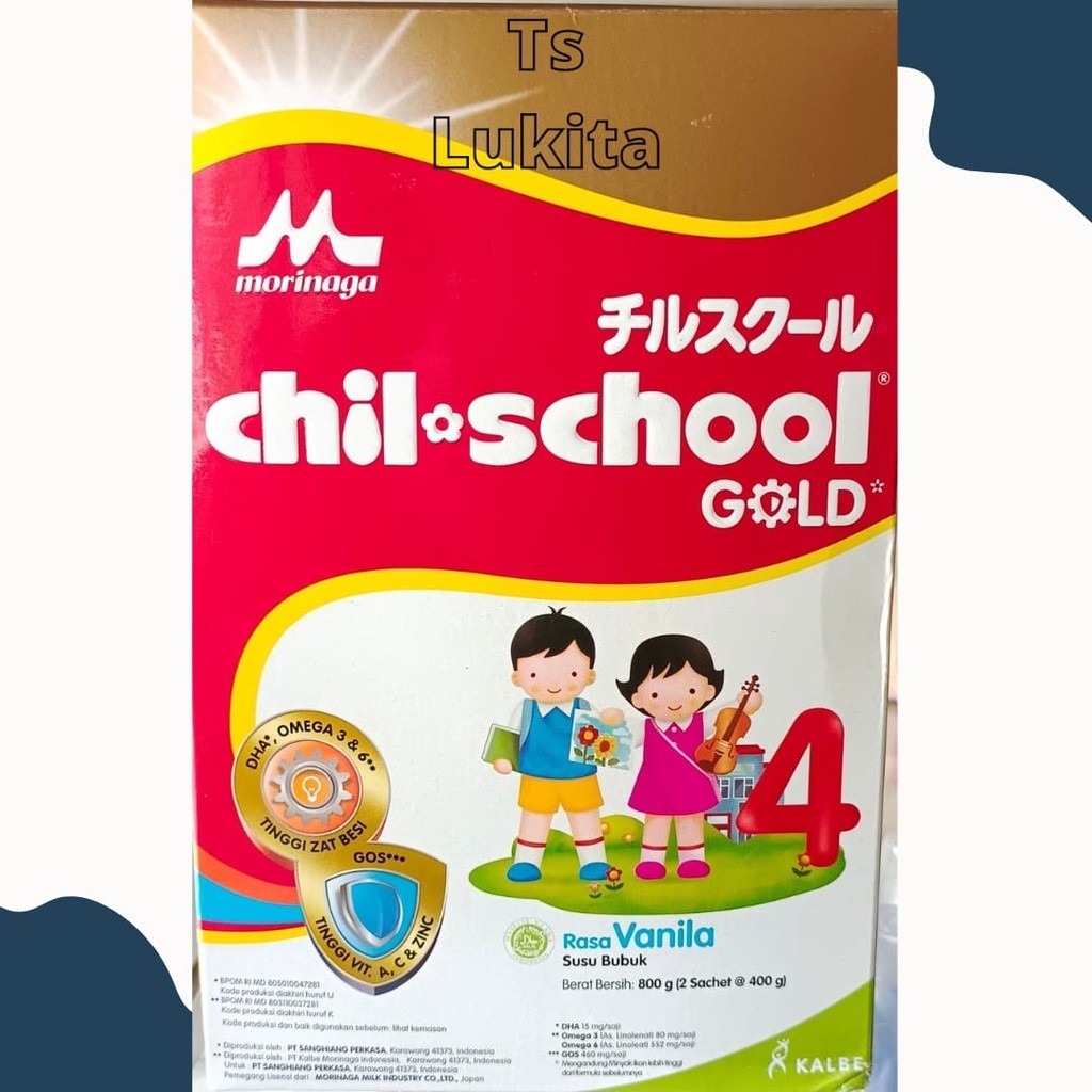 

Mnaga Chil School Gold Vanila 800g Susu Formula Pertumbuhan Anak Usia 3-12 Tahun