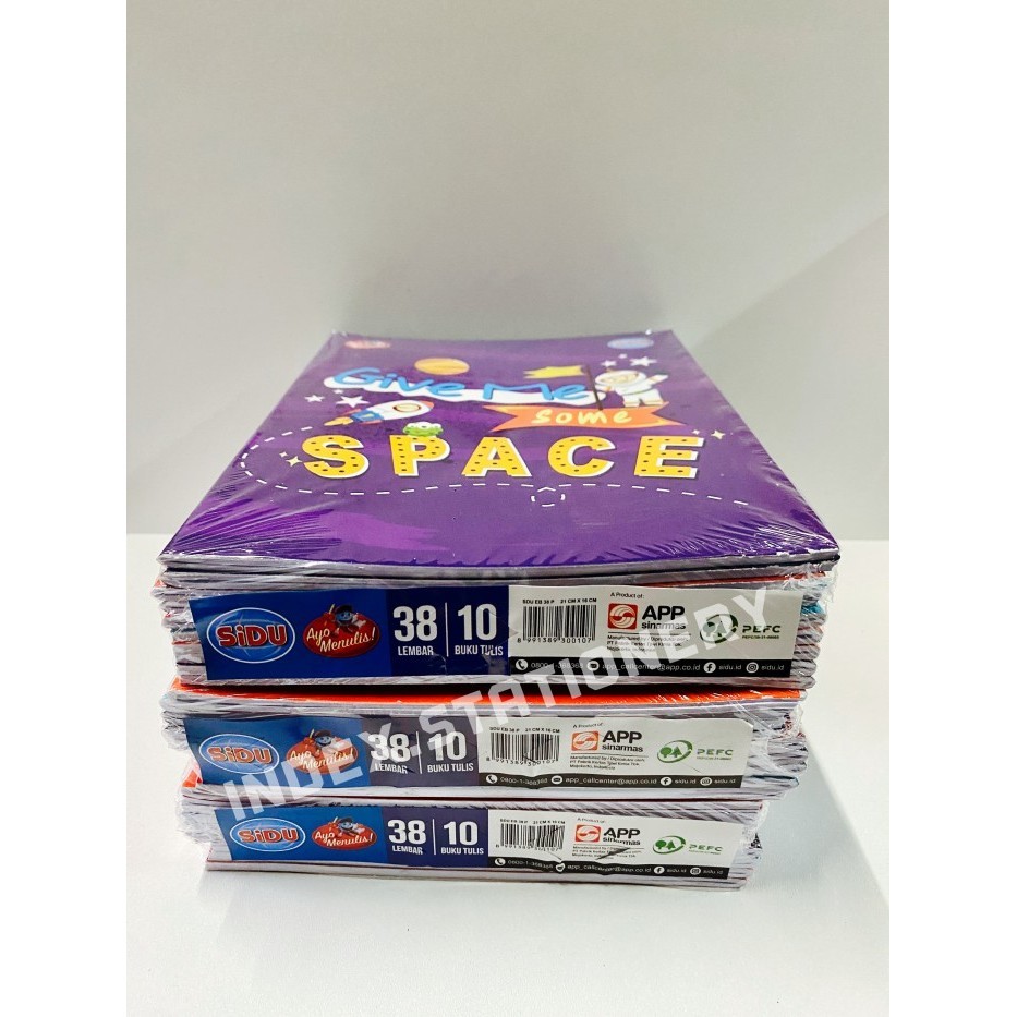 

Promo Sidu Buku Tulis 38 Lembar Bagus