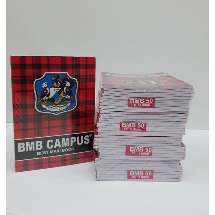 

Sale Buku Tulis Bmb 50 Lembar Ukuran Campus 1 Pack / 10 Pcs Murah