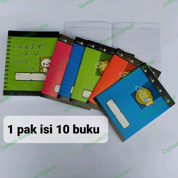 

Jual Buku Tulis Garis 3 Elok Isi 10Buku/Pak Merk Classe Made In Indonesia Terlaris